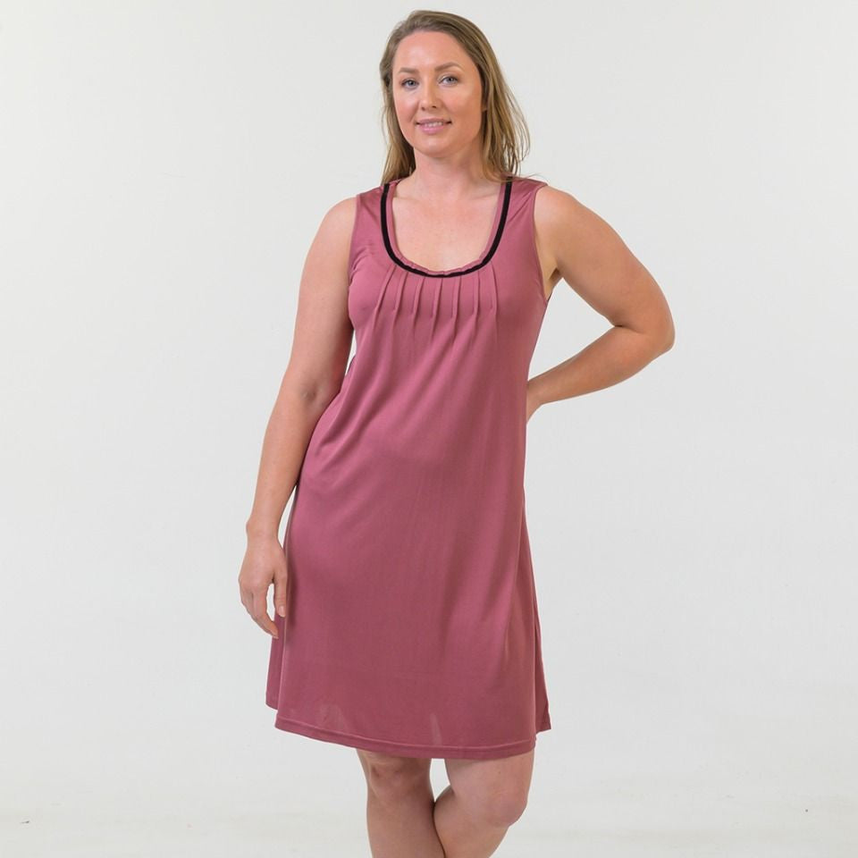 Silk Pleated Nightie