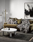 Luxury Imitation Fur Cushion - Silver Pheasant
