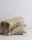 Solano Cushion - Silk & Linen - Feather Fill