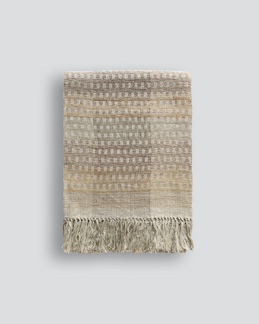 Solano Throw- Silk & Linen