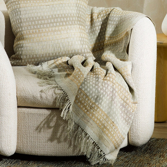 Solano Throw- Silk & Linen