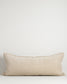 Beige pillow on a white background