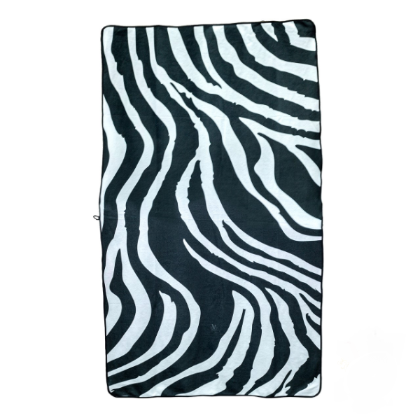 Zebra Rose Spa Towel - Victoria Jane