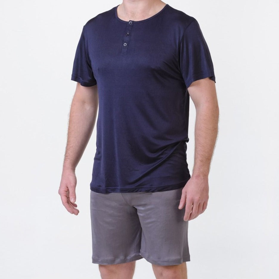 Mens silk pyjamas