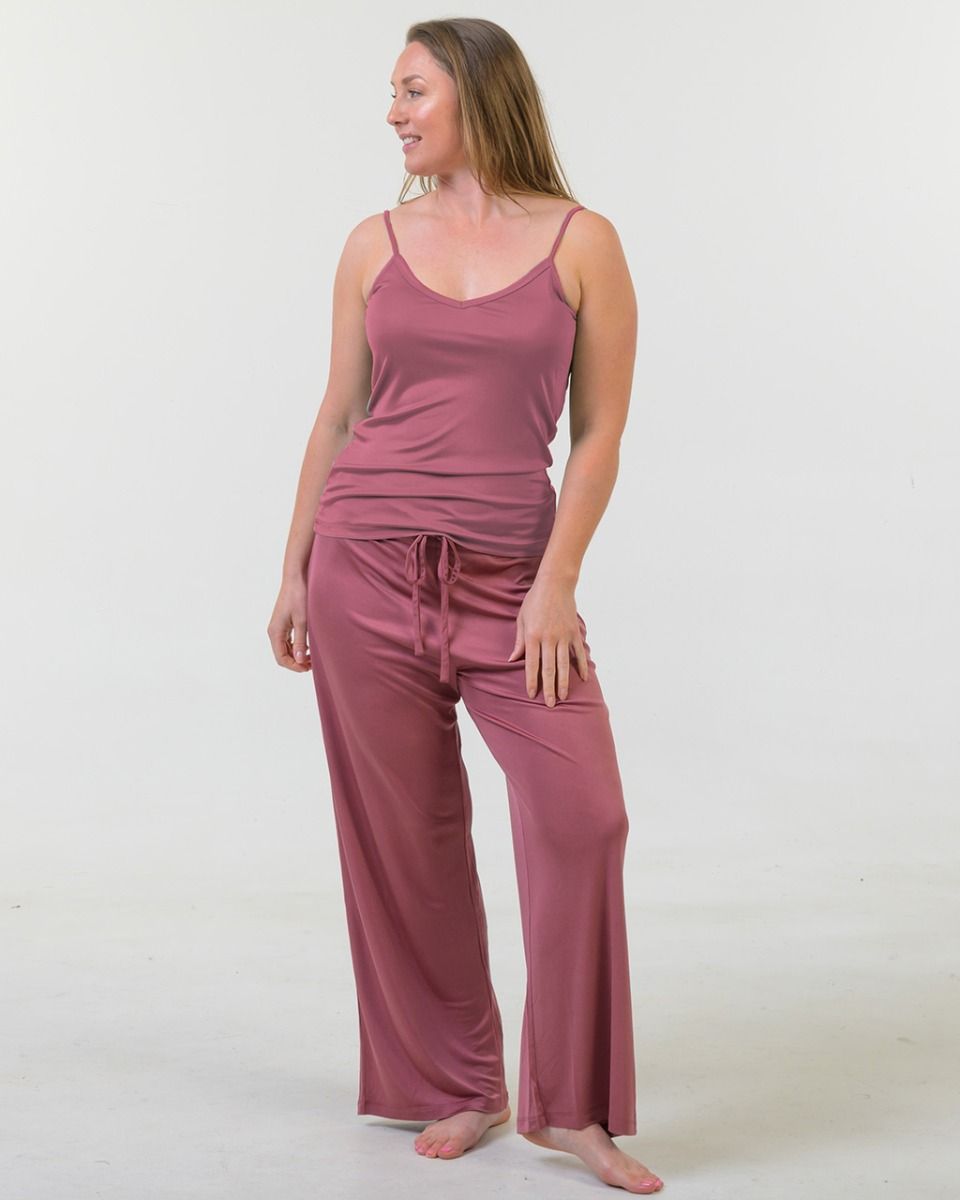 Silk Pyjama Bottoms - full length pants