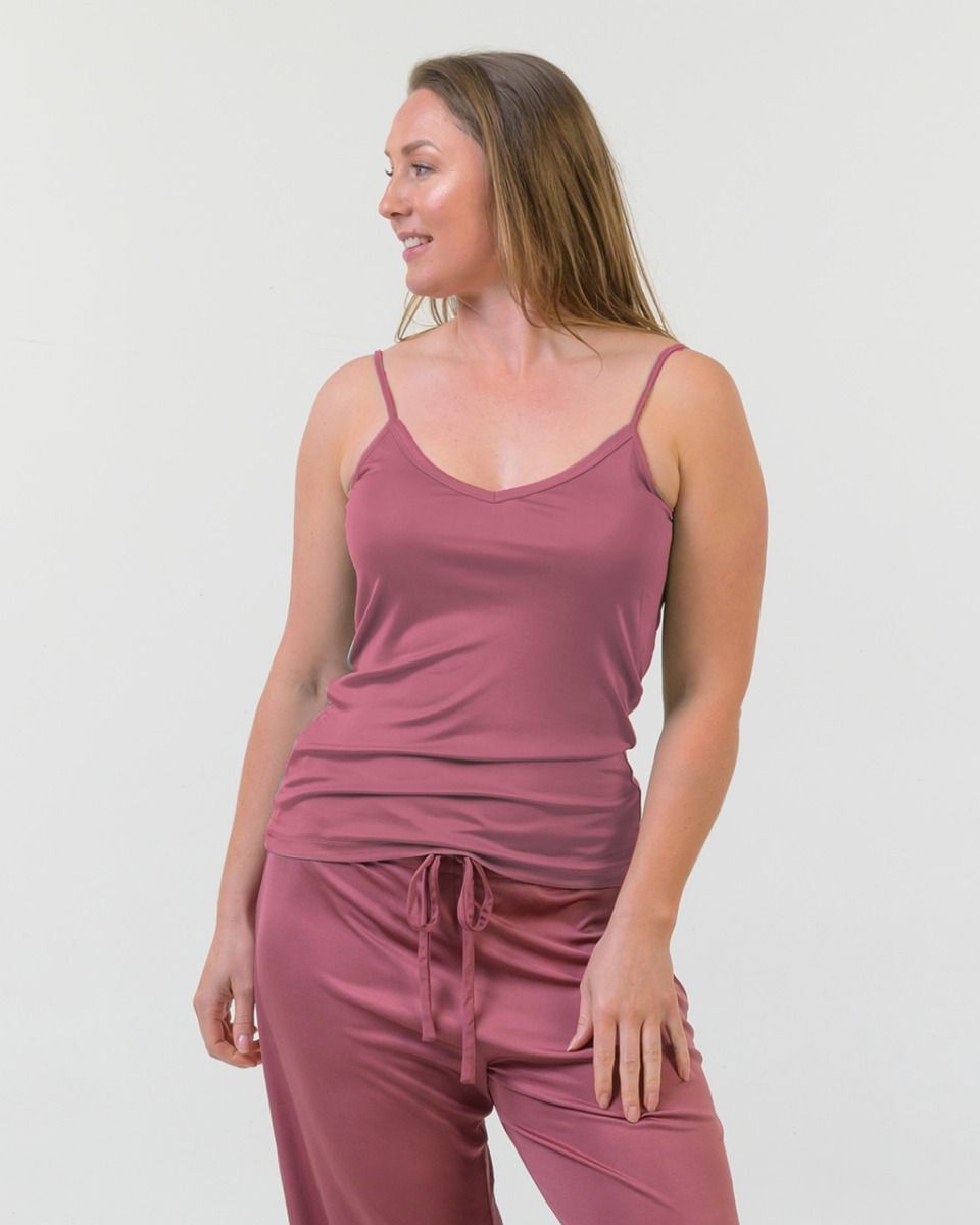 Silk Pyjama Camisole Top - 3 colours