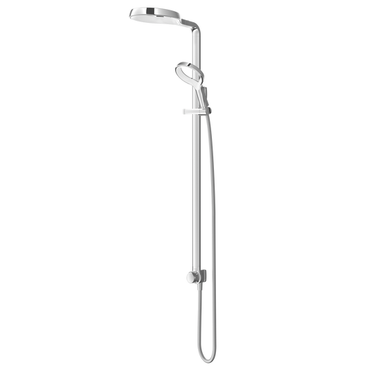 Methven Aio Aurajet shower system Chrome and White AOSSCPWH