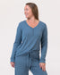 Bamboo Long Sleeved Pyjama Top - 2 colours