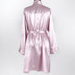 Silk dressing gown robe - Carmen Kirsten designer silk sleepwear