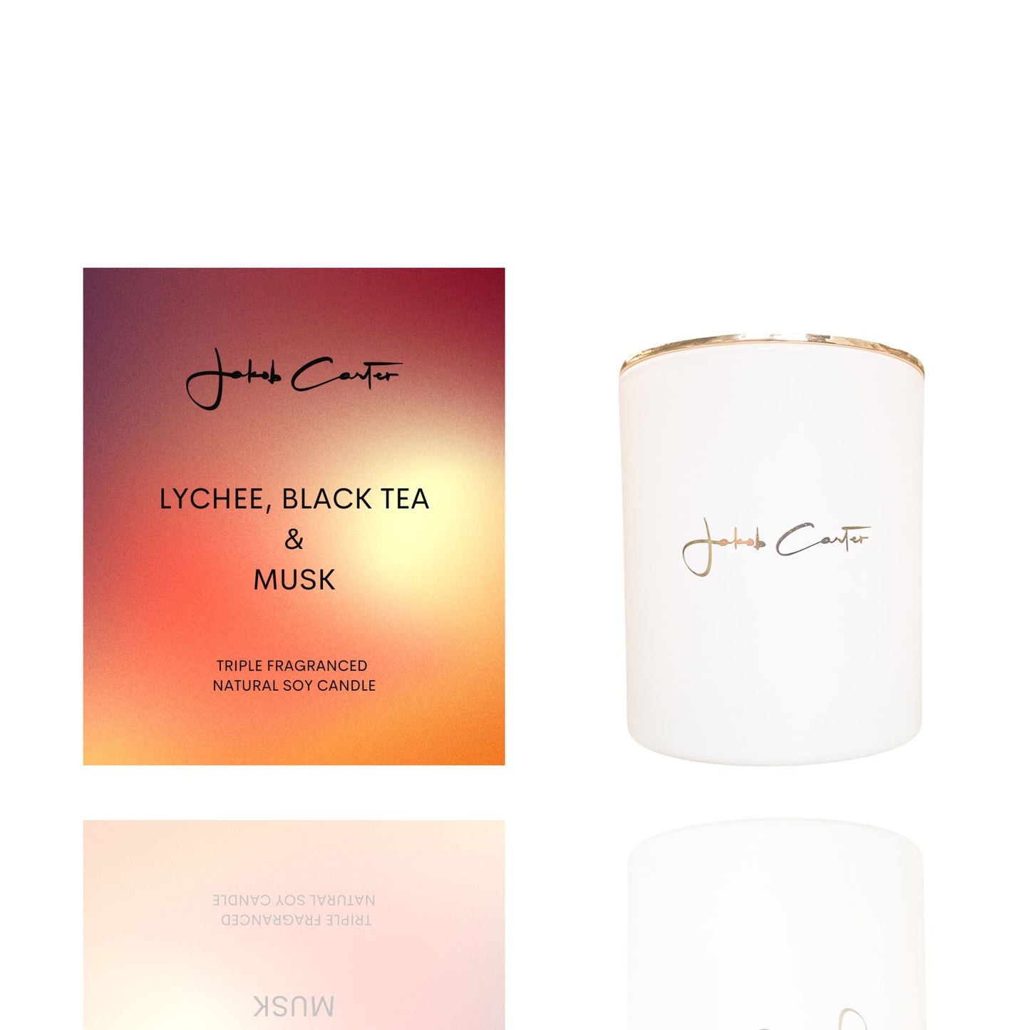 Jakob Carter Candles in Lychee, Black Tea & Musk