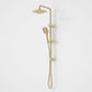 Caroma Luna Overhead Rail Shower in Gold, Brushed Brass