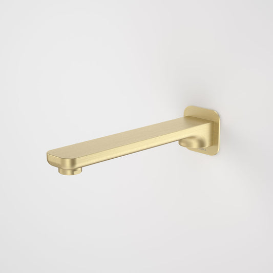 Caroma Luna Wall Basin Bath Spout Brushed Brass Gold 68186BB6A