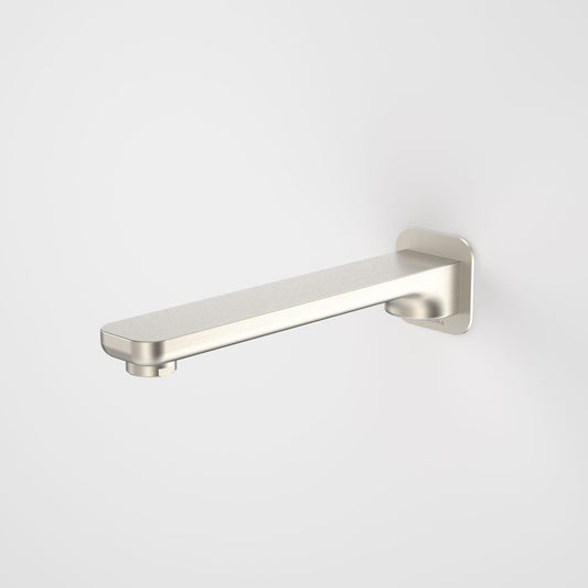 Caroma Luna Wall Basin Bath Spout Brushed Nickel