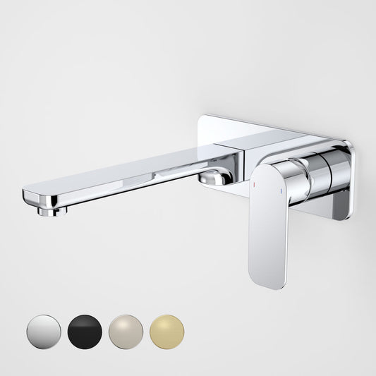 Caroma Luna Wall Basin Bath Mixer Chrome