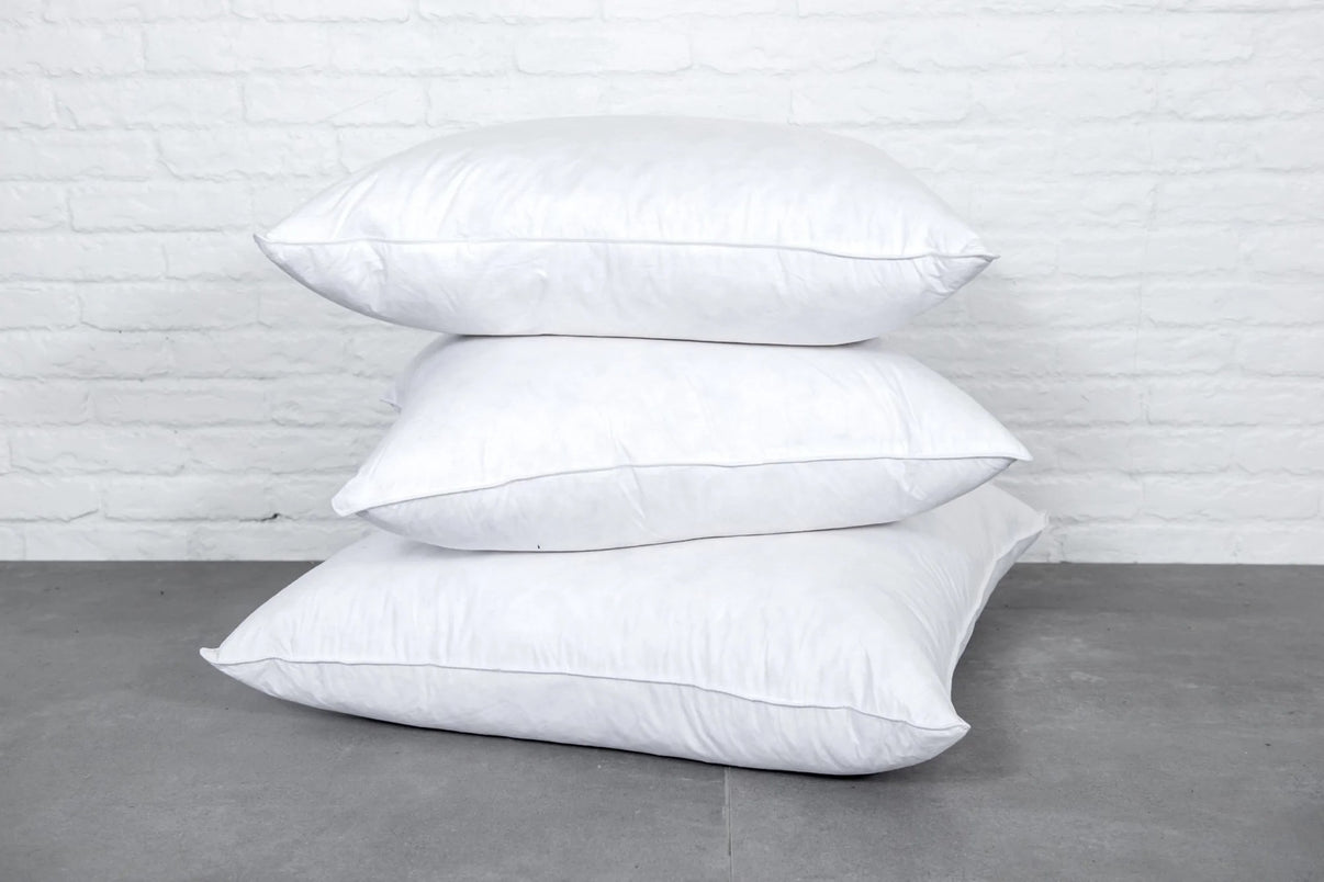 New Zealand Duck Feather Cushion Inner - 7 sizes – My Sanctuary NZ & AU
