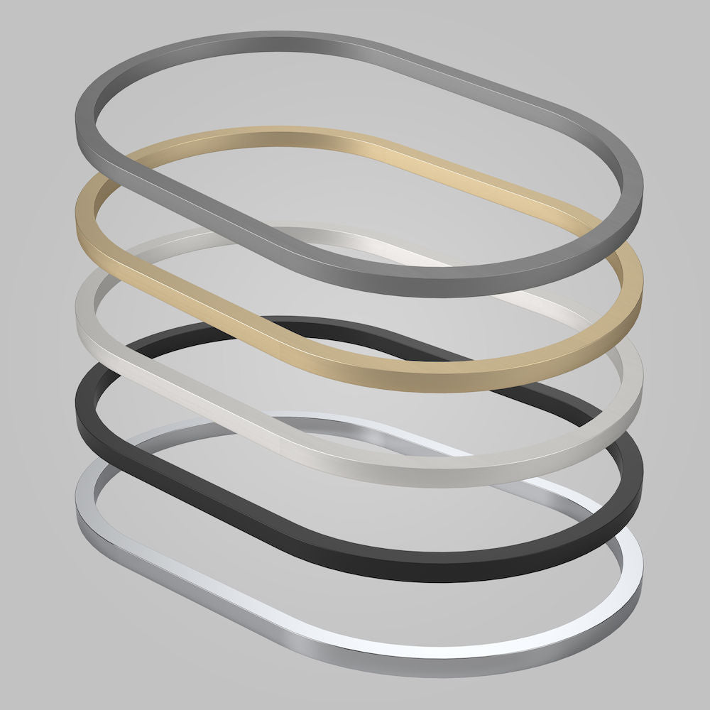 Liano II 530mm pill inset basin dress rings