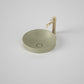 Liano II 400mm round inset basin green