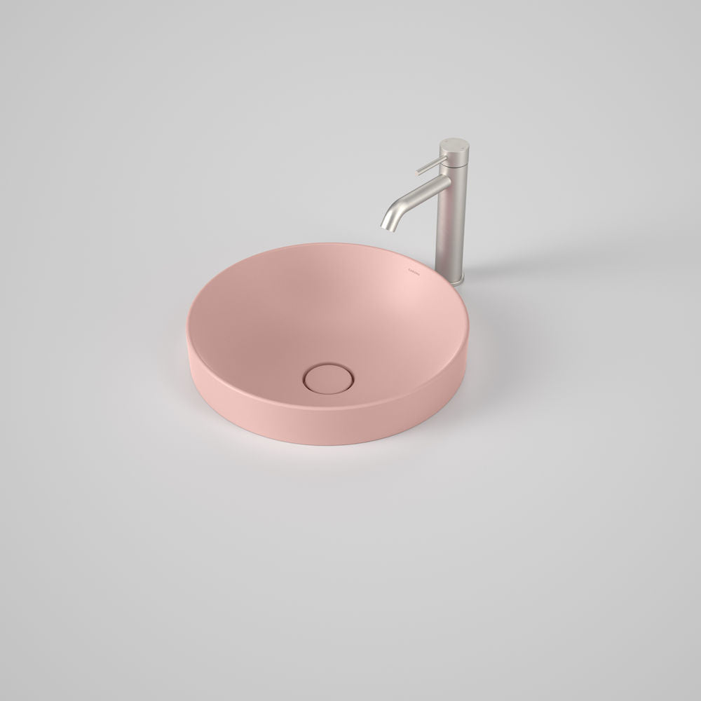 Liano II 400mm round inset basin pink