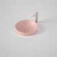 Liano II 400mm round inset basin pink