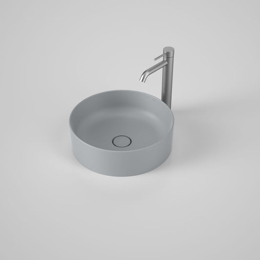 liano II 400mm round above counter basin in grey