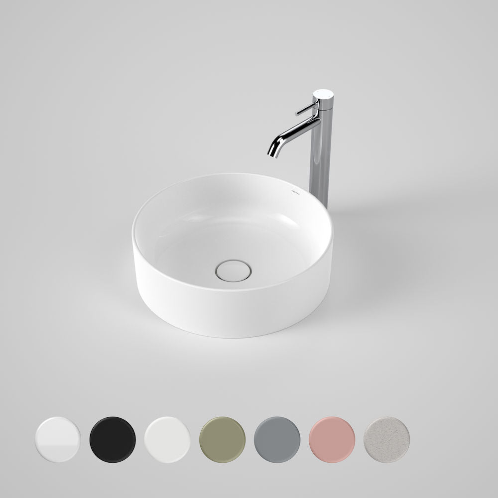 Liano II 400mm Above Counter Basin - White Gloss