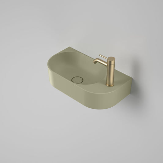 Liano hand wall basin in green