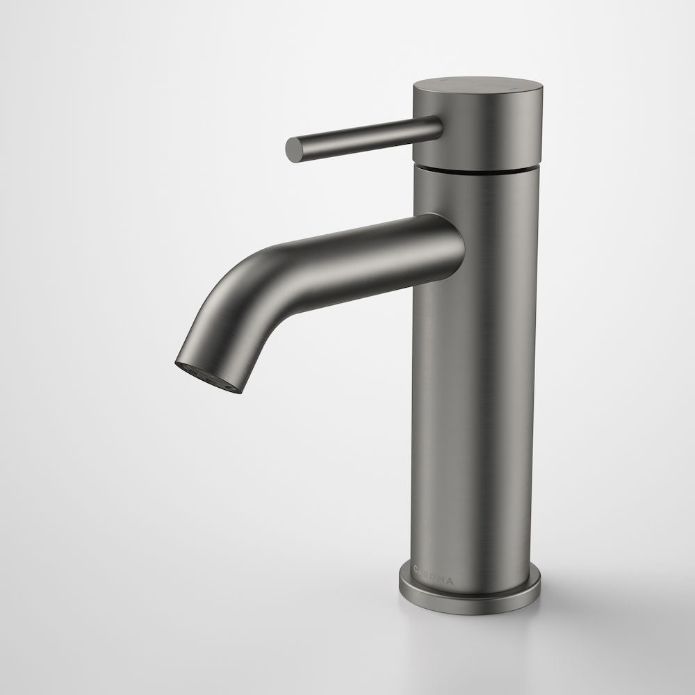 Liano II basin mixer in gunmetal from Caroma