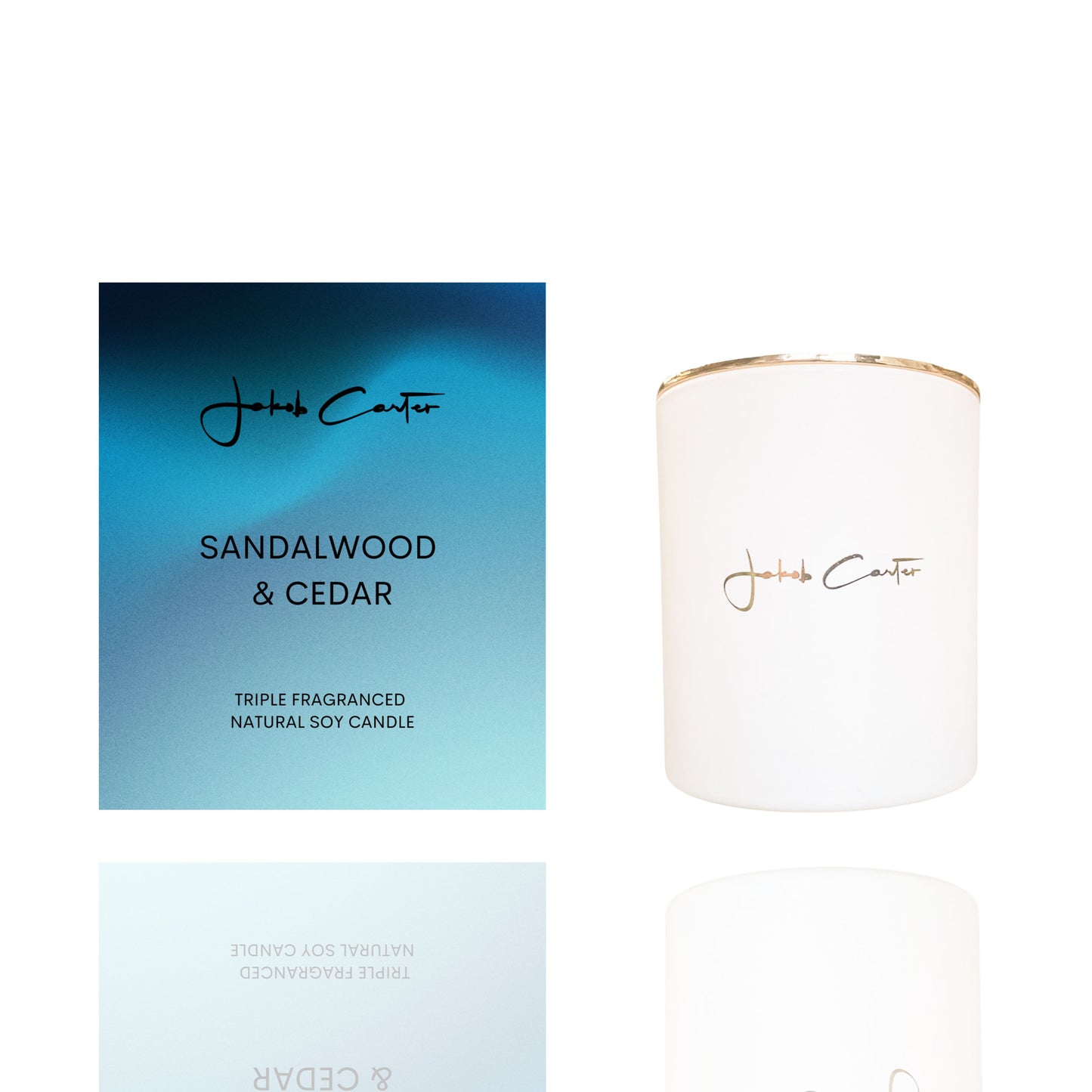 Jakob Carter Candle in sandalwood and cedar