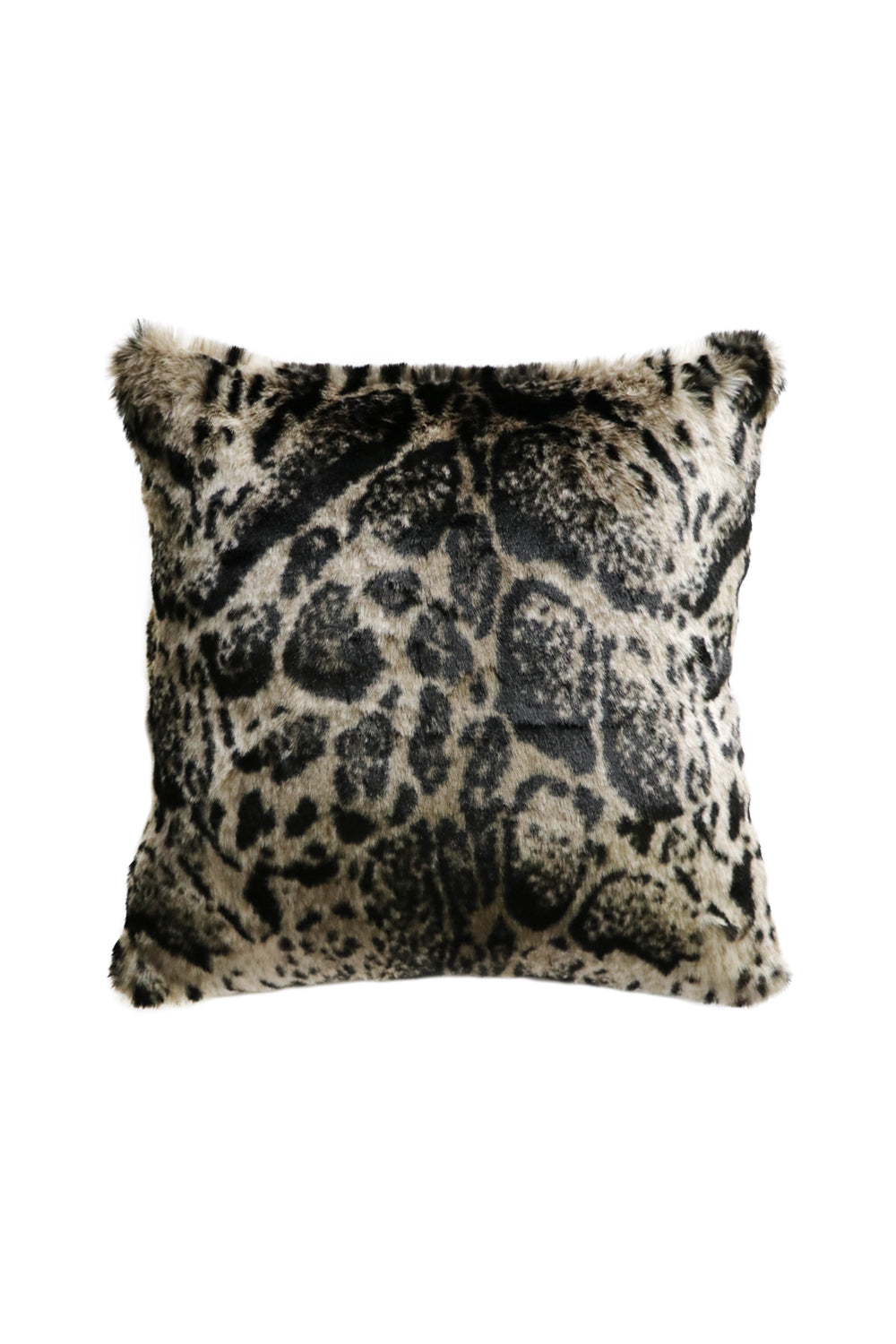 African Leopard imitation fur cushion from Heirloom