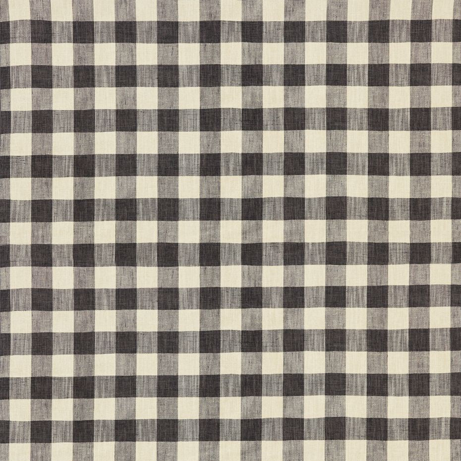Arlington check Fabric in Onyx from Warwick Fabric