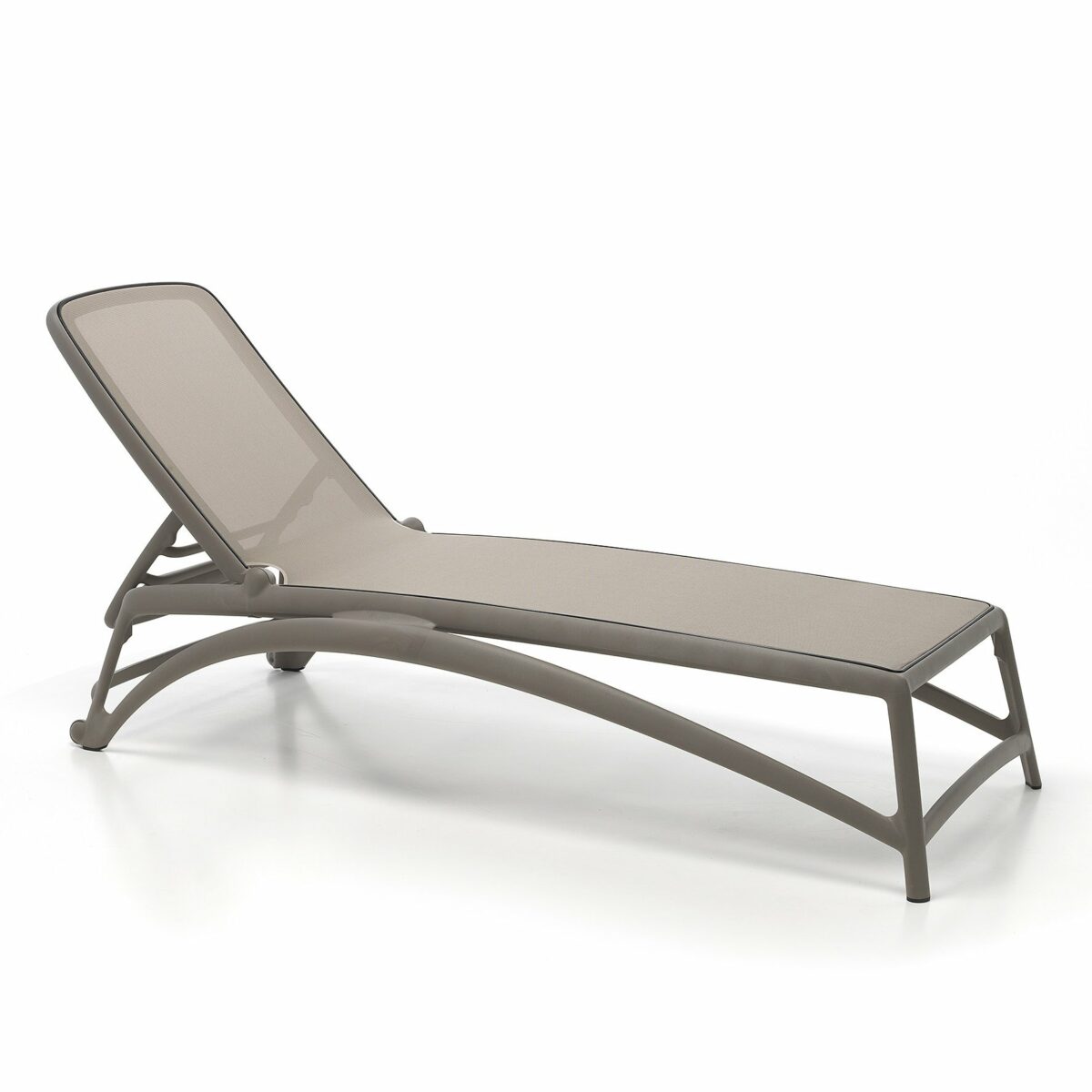 Atlantico sun lounger in taupe, Nardi outdoor furniture