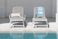 Nardi Atlantico Sun Lounger - Taupe