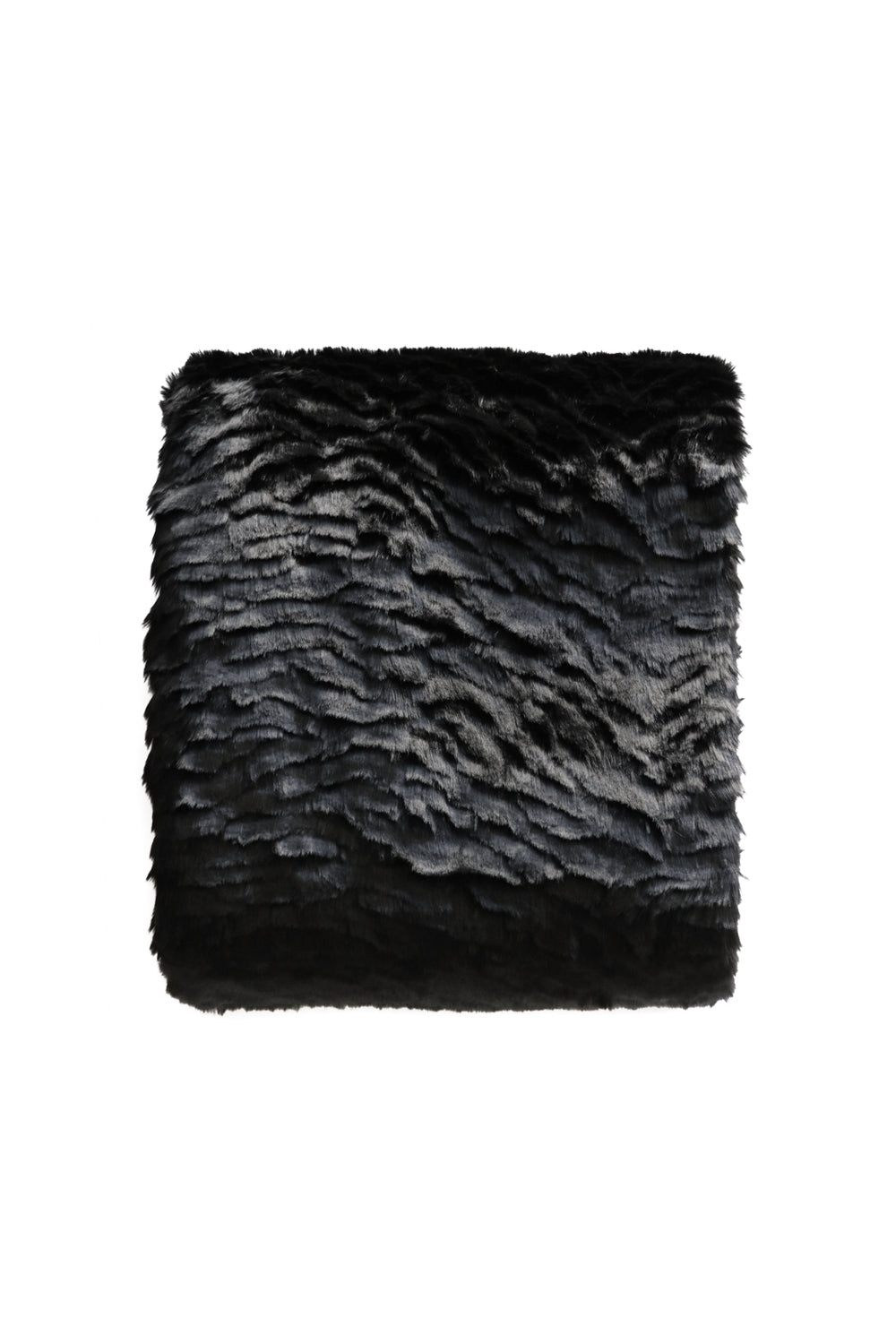 Black Tiger fur throw from Heirloom