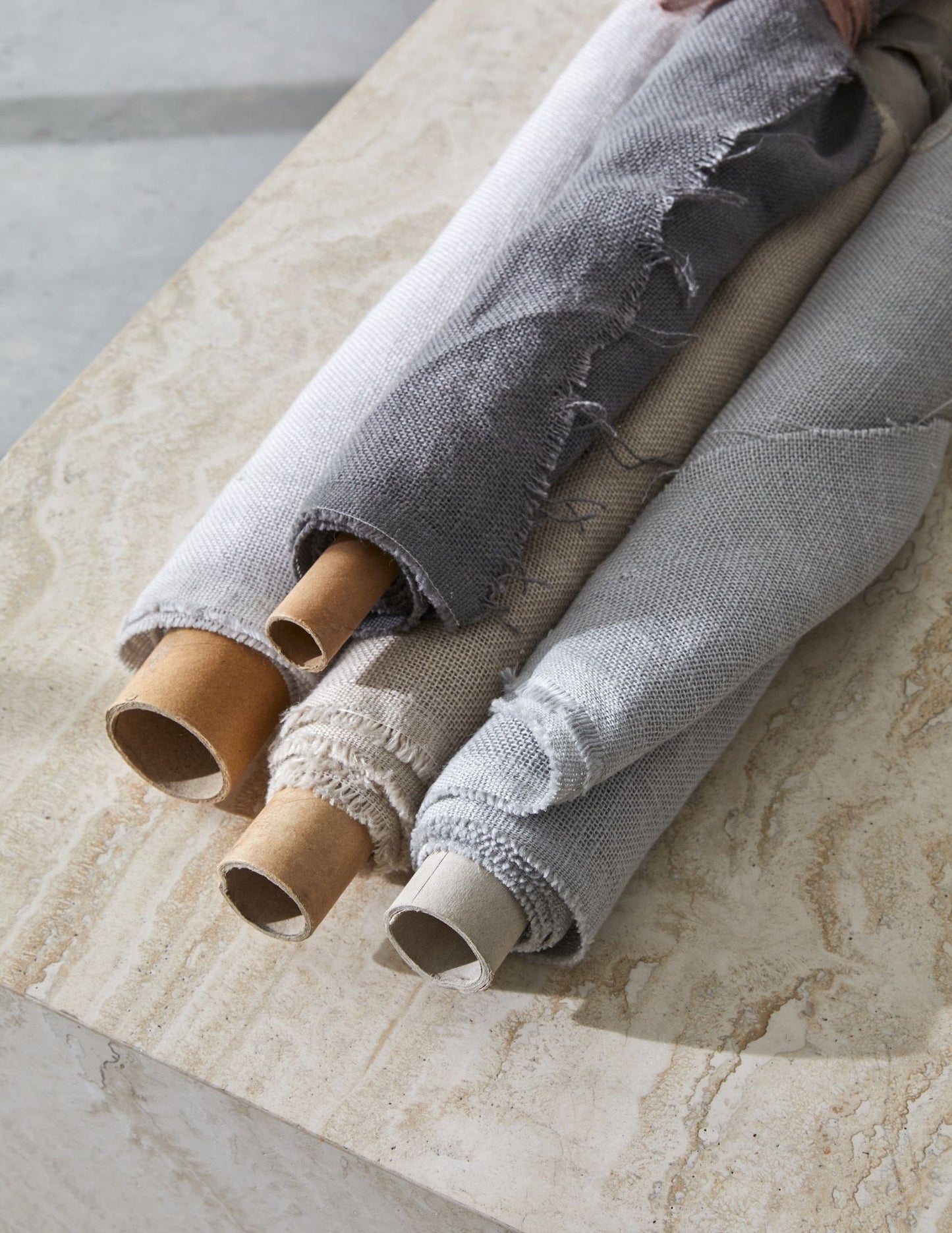 Boracay plain linen fabric on rolls