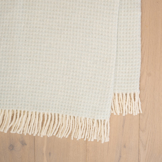 Breckon wool throw from Weave Home 100% New Zealand Wool Mineral