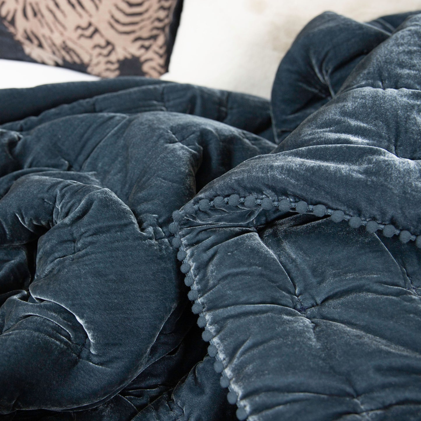 Cruz Velvet Comforter from Seneca