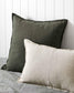 Como linen lumbar cushion from Weave Home
