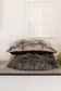 Dark Pheasant imitation faux fur cushion