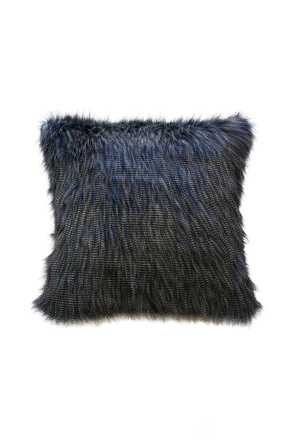 Dark Pheasant imitation faux fur cushion
