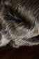 Imitation fake fur throw - Heirloom faux fur throw and cushions  in Dark Pheasant Black SKU FDPT18