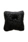 Ebony Plume imitation faux fur cushion