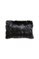Ebony Plume imitation faux fur cushion