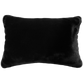 Luxury faux fur Black Panther cushion in black skin from Heirloom.  These are the best fake fur throws, super soft for NZ interior design