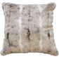 Luxury faux fur mountain rabbit throw in cream and brown from Heirloom.  These are the best fake fur throws, super soft for NZ interior design