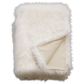 Luxury faux fur throw in pure white from Heirloom.  These are the best fake fur throws, super soft for NZ interior design