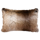 Imitation fur cushion in Sable from Heirloom