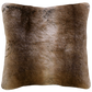 Sable imitation fur cushion from Furtex
