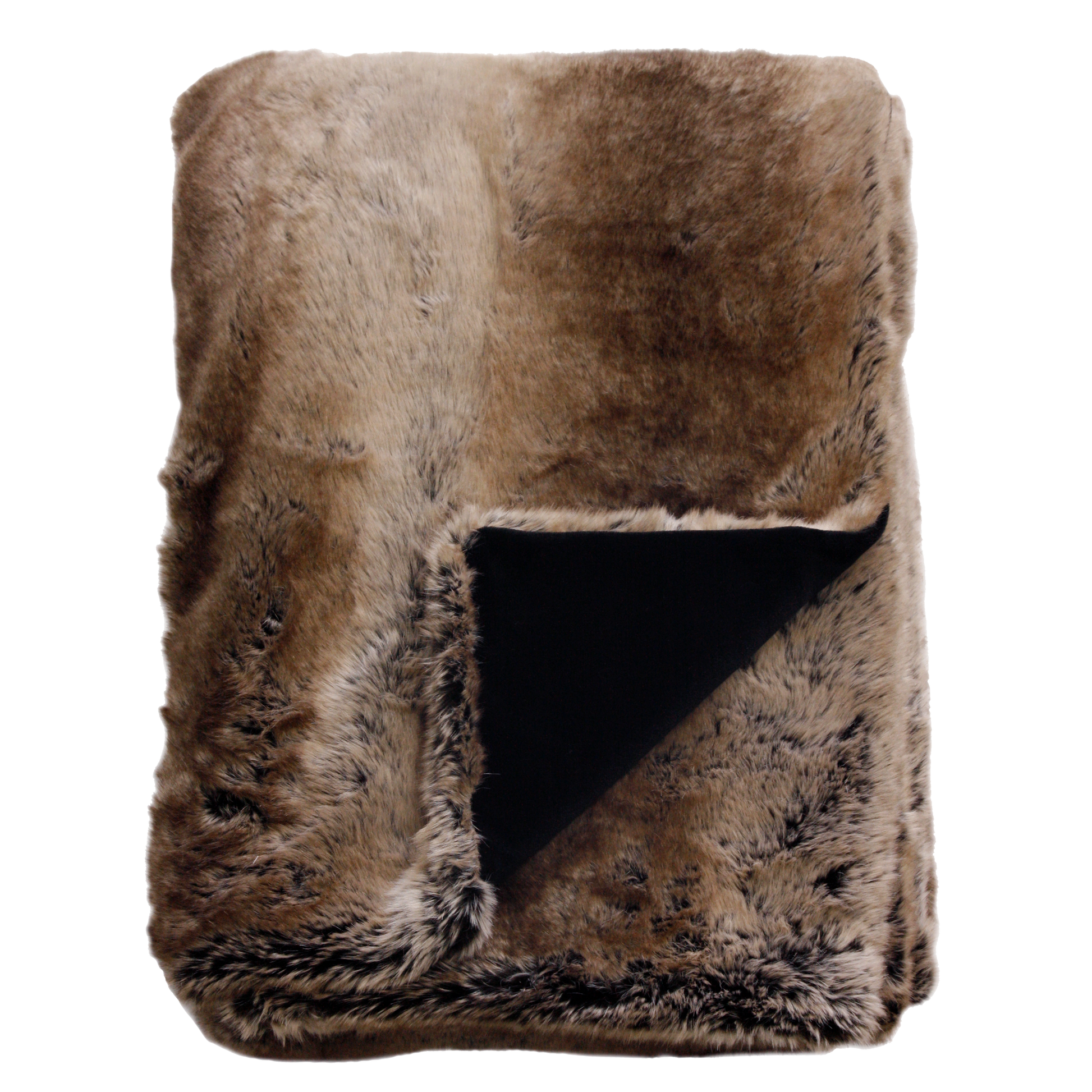 Sable imitation fur throw from Furtex