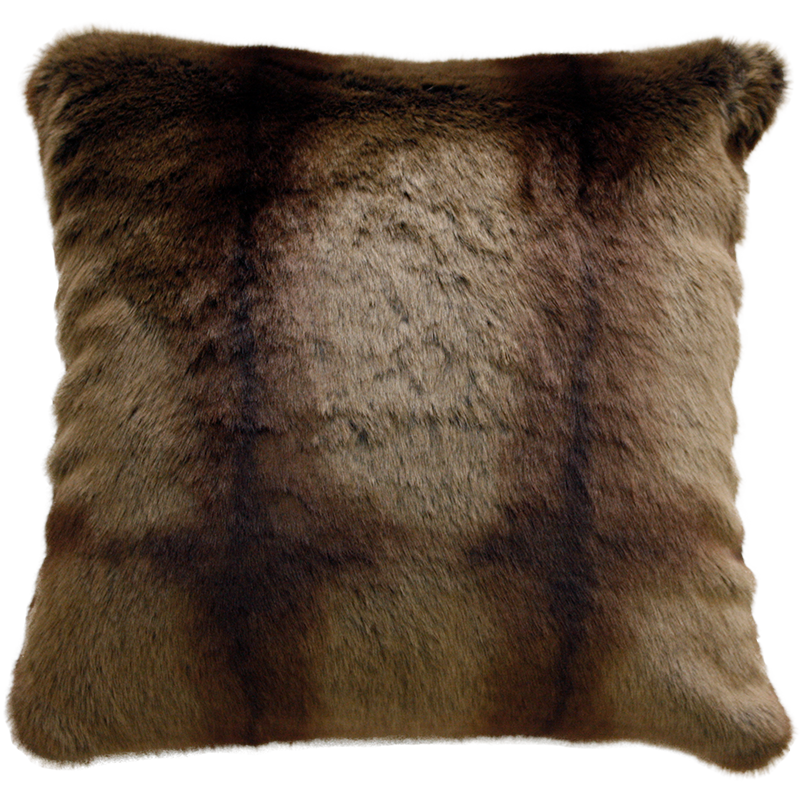 Luxury imitation fur throw, red lemur with matching cushions from Heirloom sku FRLT18 | My Sanctuary NZ