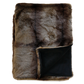 Luxury imitation fur throw, red lemur with matching cushions from Heirloom sku FRLT18
